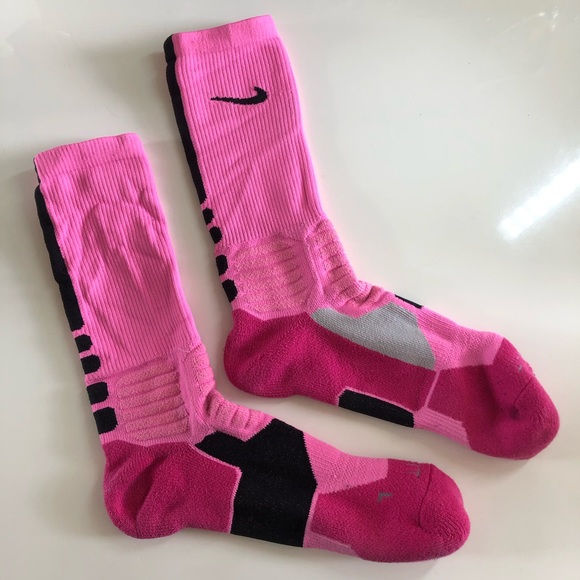 Nike Accessories - NIKE HOT PINK DRI-FIT SOCKS - size M
